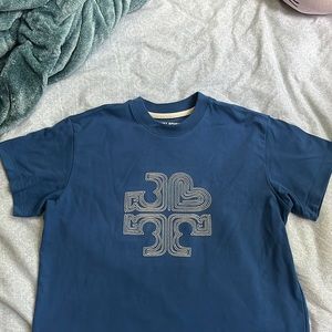Authentic Tory Burch embroidered tee